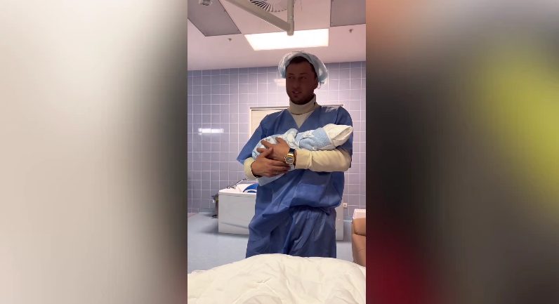 Прилучный почти лишился чувств в роддоме: супруга Брутян впервые стала мамой