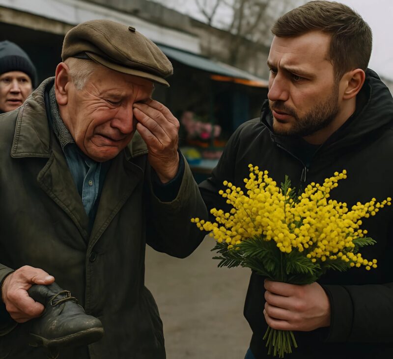 Наглая продавщица продала старику сломанную ветку мимозы: я не сдержался и решил помочь старику