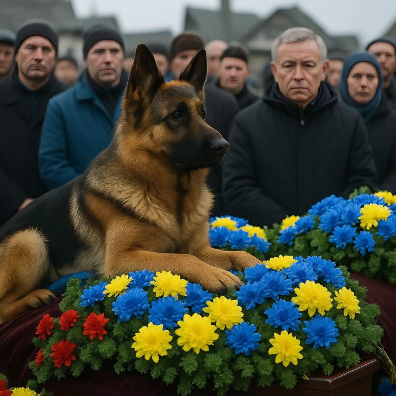 Pasterz szczekał na trumnę właściciela i podeptał kwiaty: gdy trumna została otwarta, obecni byli przerażeni